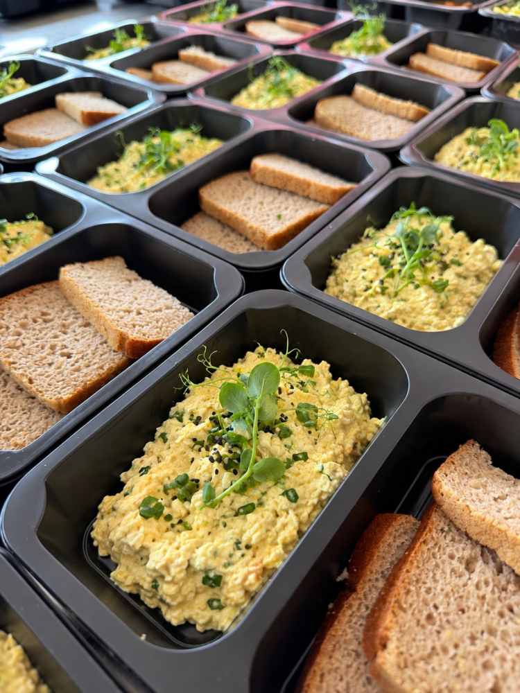 "Vajíčková" tofu pomazánka